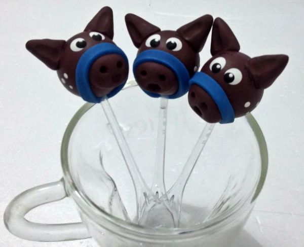 Colherzinhas cavalinho tema fazendinha